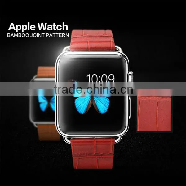 TOTU New Arrival 38MM First Layer of Genuine Leather Watch Strap for Apple Watch