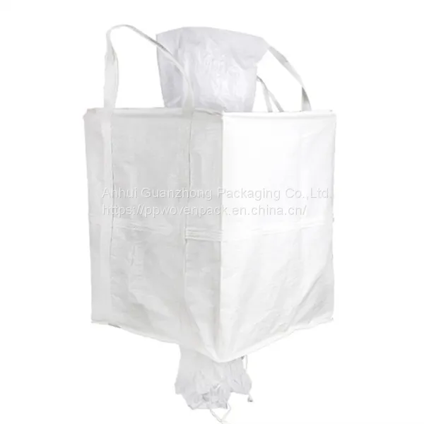 Custom Size PP Material 300Kg 1T 2 Ton PP Bulk Fibc With Top And Bottoms Spout photo-2