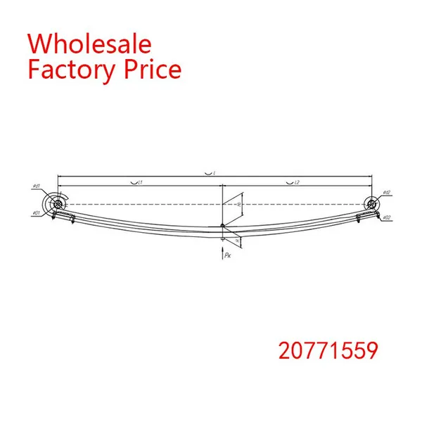 20771559 Leaf Spring Set of Heavy Duty Vehicle Wholesale For Volvo photo-2