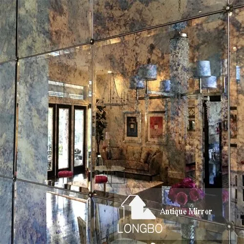 Vintage and High-End 1.1mm-10mm Antique Mirror for Decorative Purposes photo-2