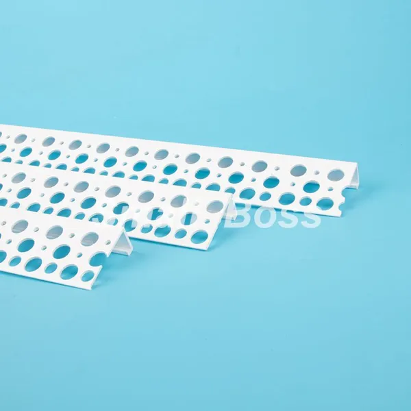 High-Strength Vinyl Plastic Casing Corner Bead PVC Corner Bead for Plaster & Cement CA34 photo-5