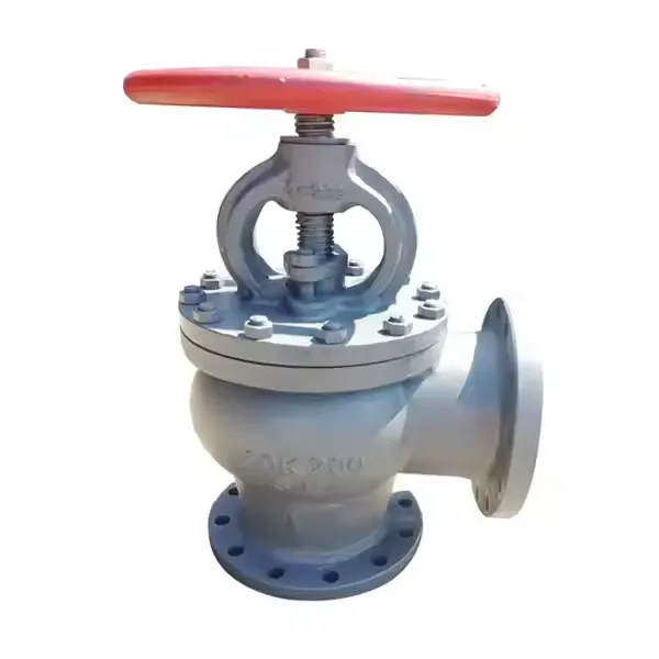 China Factory JIS 5K F7354 Marine Angle Valve Cast Iron FC200 Flange Manual Electric Manual Marine Valves for Water Oil Gas photo-4