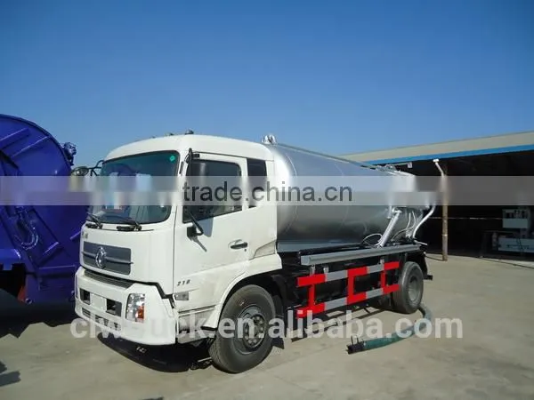Factory Sale 8 Ton Sewage Sucking and Sewer Jetting Truck photo-3