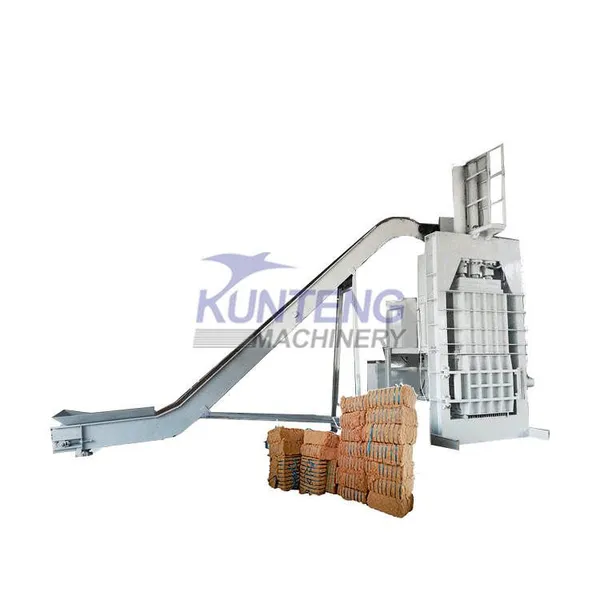 Hydraulic Coconut Fiber Baler Machine Coir Fiber Baling Compactor Machine EPC