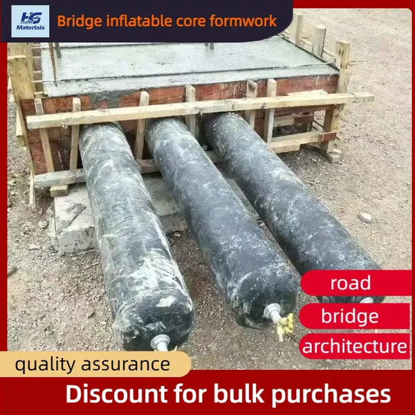 High Strength Bridge Inflatable Core Mold Reusable Rubber Culvert Balloon for Concrete Hollow Beam Formwork photo-1