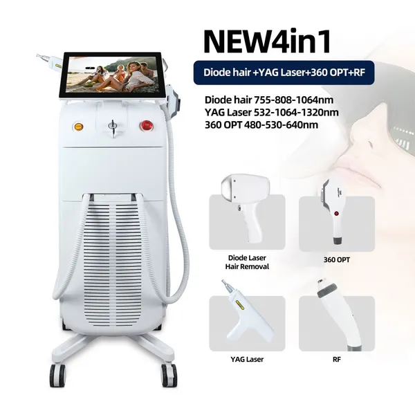 808nm Dioden-Laserhaarentfernungsmaschine für Salongebrauch mit 10Hz Wiederholrate und 40J/cm² Energiedichte photo-3