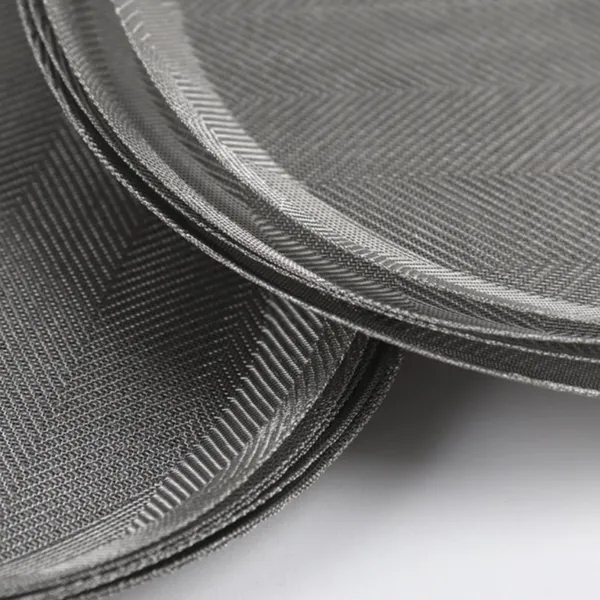 Reusable French Press Coffee Filter Disc 304 Stainless Steel 100 Micron Mesh 75mm photo-2