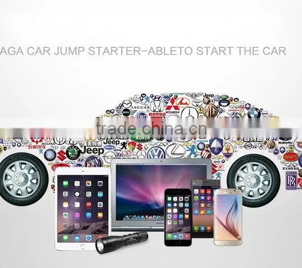 AGA New Model 12v Car Jump Starter/ Ultra Large Capacity 20000mAh Power Bank With Cool Appearance photo-5