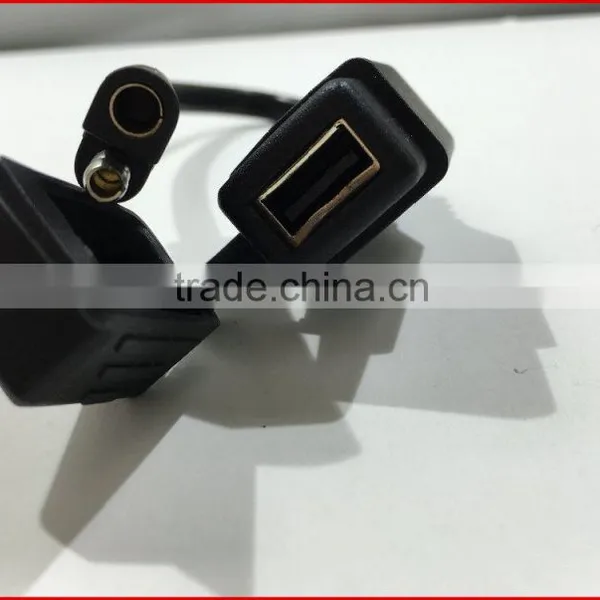 China Supplier SAE Plug Black Molding USB With Dust Cover Wire Harness photo-4