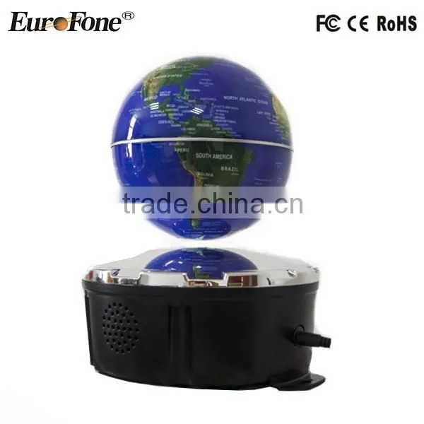 Professional Audio Speakers With Levitating Floating Globe