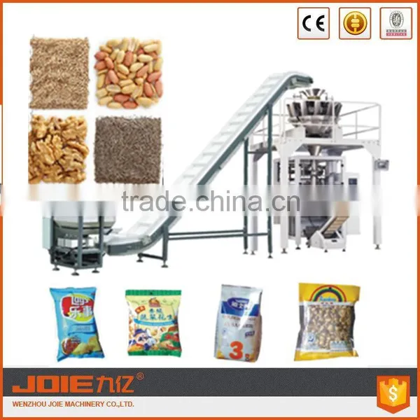 JOIE JEV-420G Automatic Vertical FFS Small Snack Food Plantain Pringles Crisps Packaging Machine Withmultihead Weigher