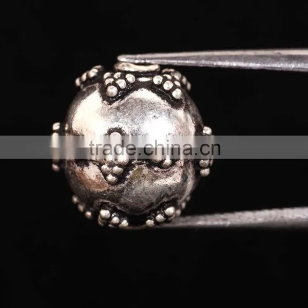925 Solid Sterling Silver Granulated Ball Beads