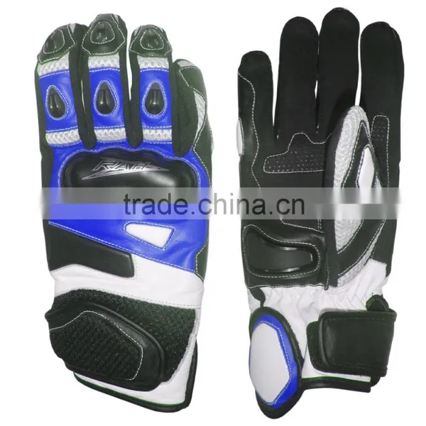 Cheap Custom Handmade Motorbike Leather Gloves photo-3