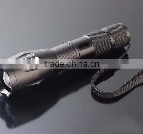 new arrival E T6 2000Lumens High Power LED 17 Torches Zoomable LED Flashlights torch light