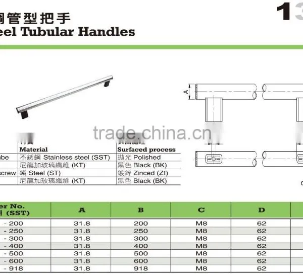For Center Lathes and CNC Lathes Stainless Steel Tubular Handles photo-2