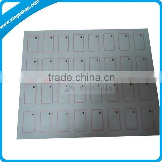 13.56Mhz Rfid HF Dry Inlay For RFID Card and RFID Sticker