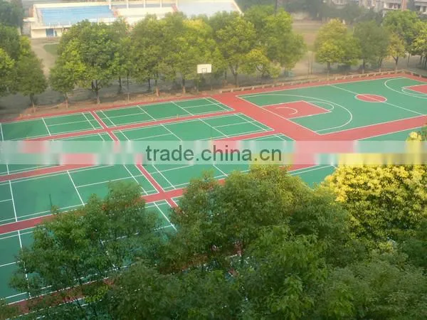 Single-component PU Material for Outdoor Badminton Court