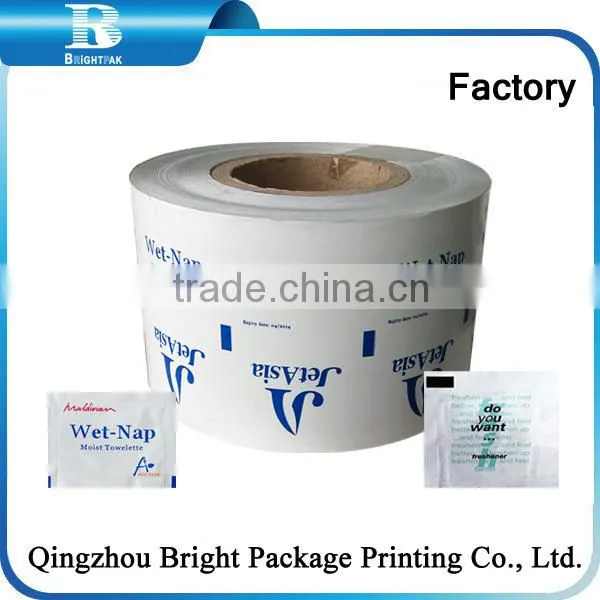 Wholesale Widely Use Aluminum Foil Wrapping Paper for Alcohol Prep Pad, Laminated Aluminum Foil Paper for Cleansing Tissues