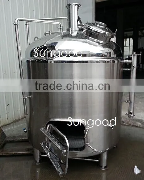 Sungood 7bbl/10bbl/15bbl/20bbl/30bbl Steam Heating Mash Lauter Tun With VSD Mixer/Rakes/Plow photo-2