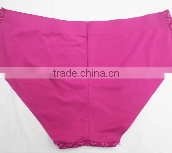 Square Print Panty Laser Cut Woman Underwear photo-2