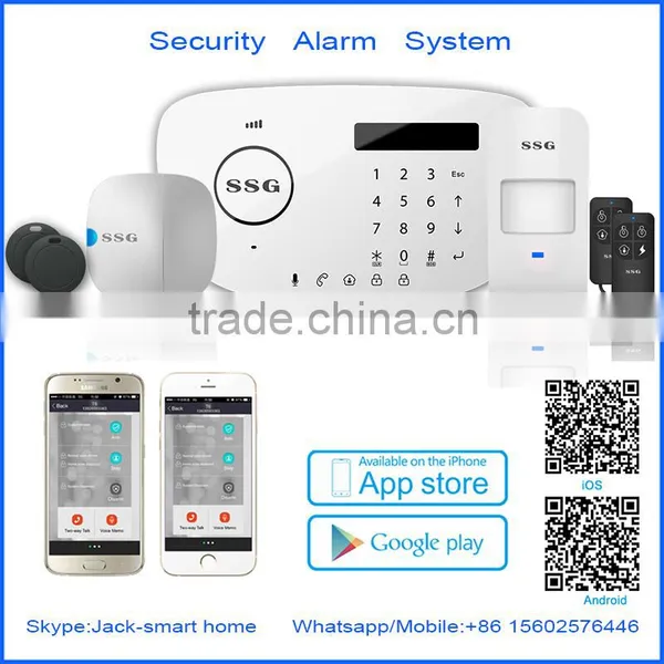 Wireless Digital Home Security Alarm System With APP Remote Control