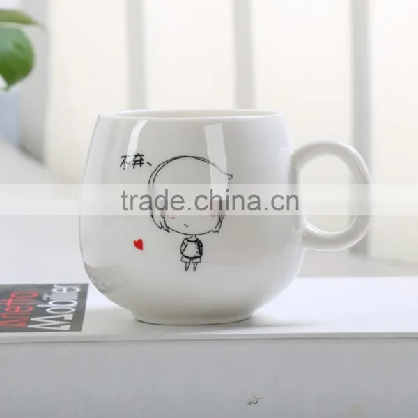 11 OZ Lovely White Ceramic Mugs photo-3