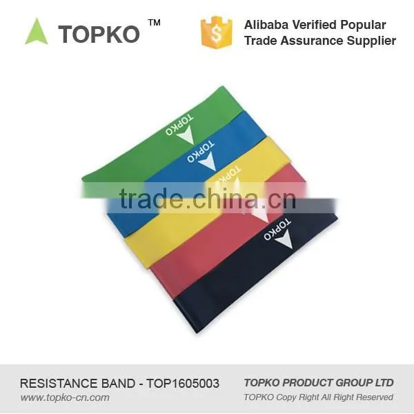 Wholesale Custom Logo Printed Stretch Elastic Loop Fitness Natural Latex Resistance Band photo-2