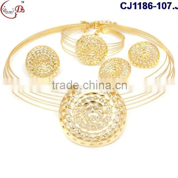 CJ1186-18 New Arrival Top Grade Quality Fashionable African Perty Jewelry Set 2016 Wholesale photo-5