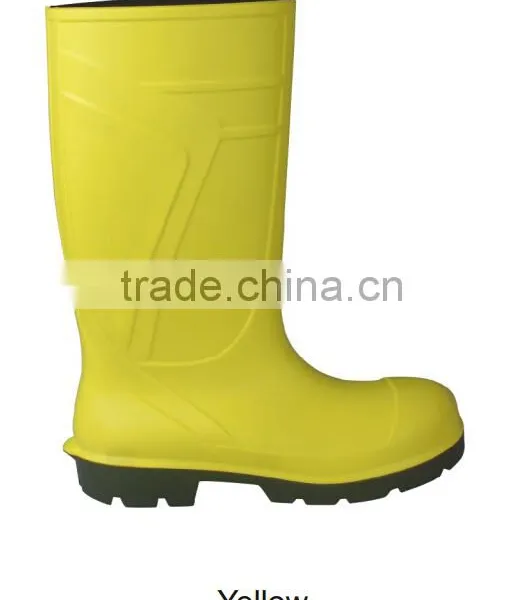 2016 Gumboot pu Footwear Manufacturer, pu Shoe PU-001 photo-2