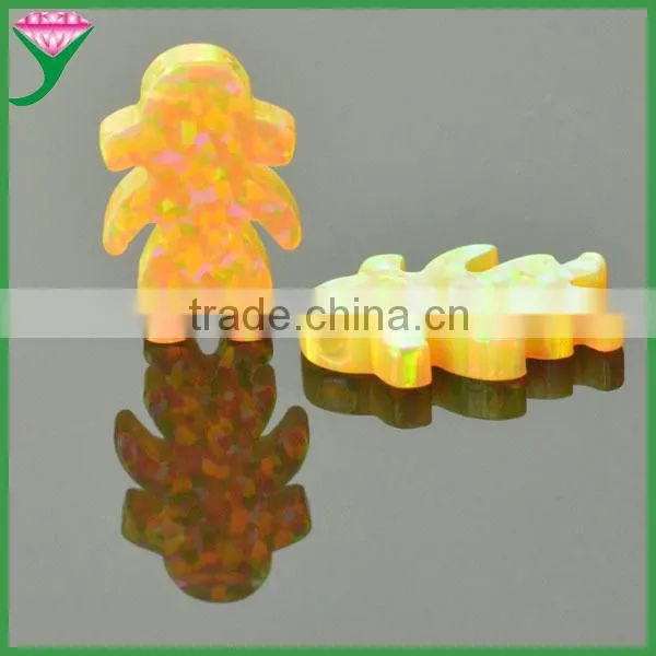 Wholesale Girl Shape Opal Synthetic Drilled Ethiopian Welo Rough Opal or Sale