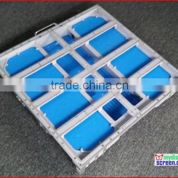 p4 Indoor Rental Cabinet, Die Casting Design,512mm*512mm, 4MM 1256*128 Module Use photo-3