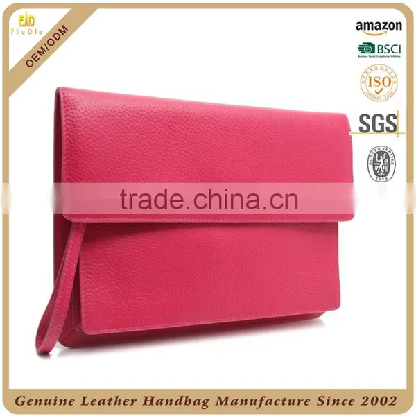 CSS1438-003 2015 New Product Genuine Leather Evening Clutch Bags Envelope Clutch Bag photo-2