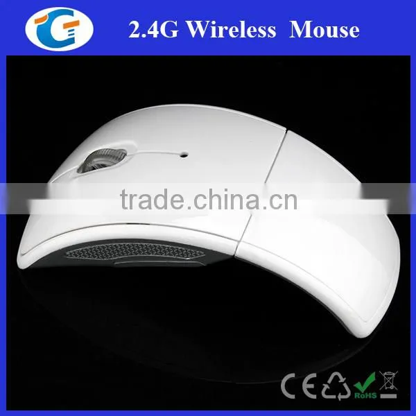 2.4Ghz Foldable Computer Black Wireless Mouse photo-3