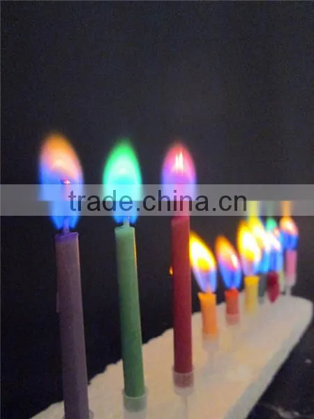 Unique Color Flame Fireworks Birthday Cake Candles photo-2