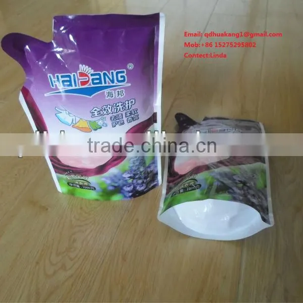 Stand up Spout Packaging Bag for Soap Liquid photo-4