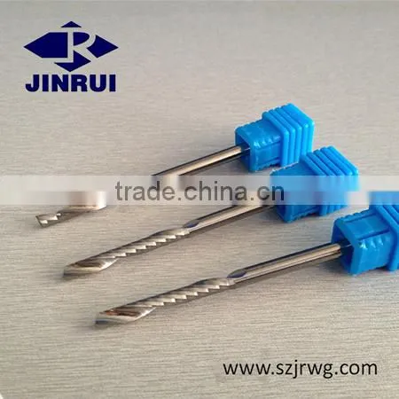 solid carbide one flute cnc cutting tool