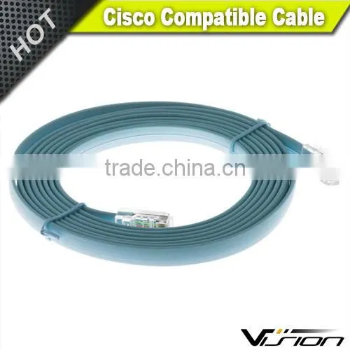 Cisco RJ45 to RJ45 Rollover Console Cable, Light Blue, CAB-500RJ photo-4