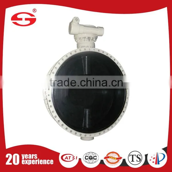 High Temperature Stainless Steel 304 Eccentric Flange Connection Seated Butterfly Valve photo-4