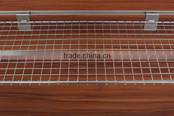 Supermarket Slatwall Wire Mesh Shelves photo-2
