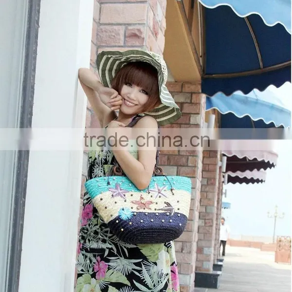 Hot Selling 2016 Straw Beach Tote Bag photo-2