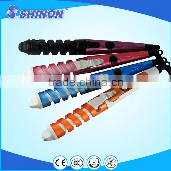 Curling Iron Shinon Spiral Curling Iron PTC Heater Ceramic Hair Curler