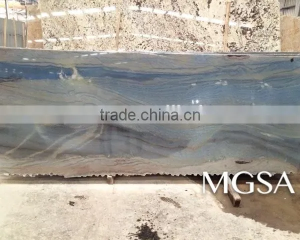 Natural Quarzite Slab -Azul Macauba photo-5