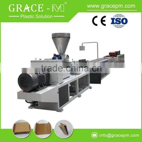 High Output PE Wpc Extrusion Machine Composite Line