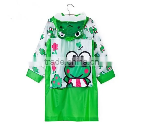 Carton Tiger Animal Squarepants Kids Raincoat Waterproof Hooded Jacket photo-6