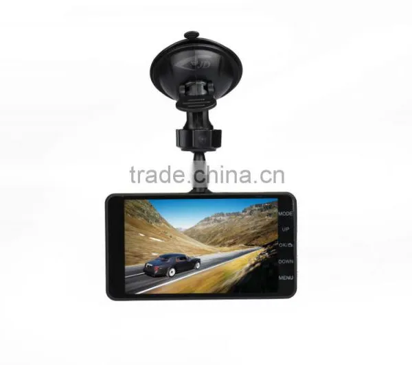 CE NTK 96655 1080P 4 Inch TFT LCD Dual Lens Car Dvr Camera photo-2