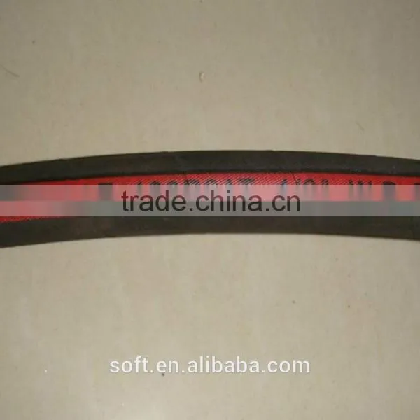 SAE100 R2AT Steel Wire Braided Reinforced Hydraulic Rubber Hose photo-4