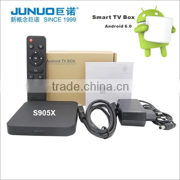 2016 Best Smart TV BOX Android 6.0 Amlogic S905x tv Box With KODI Preinstalled photo-4