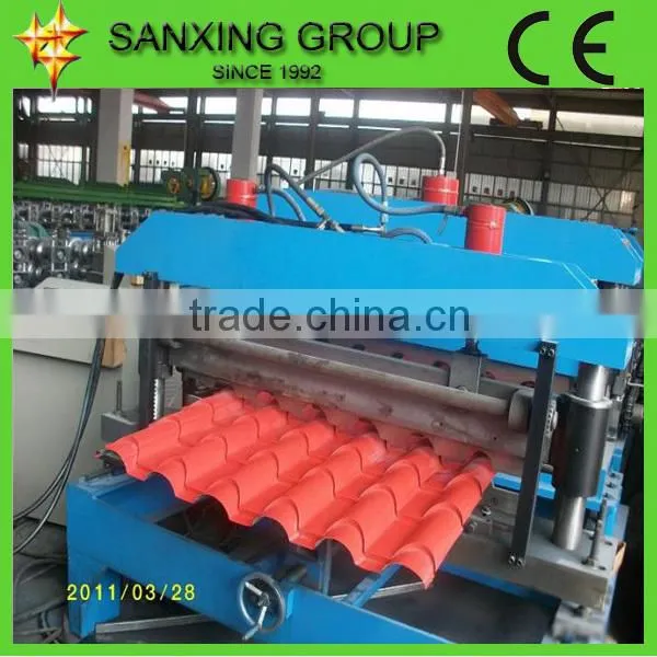 FLAT SHEET CORRUGATED ROLL FORMING MACHINE photo-2