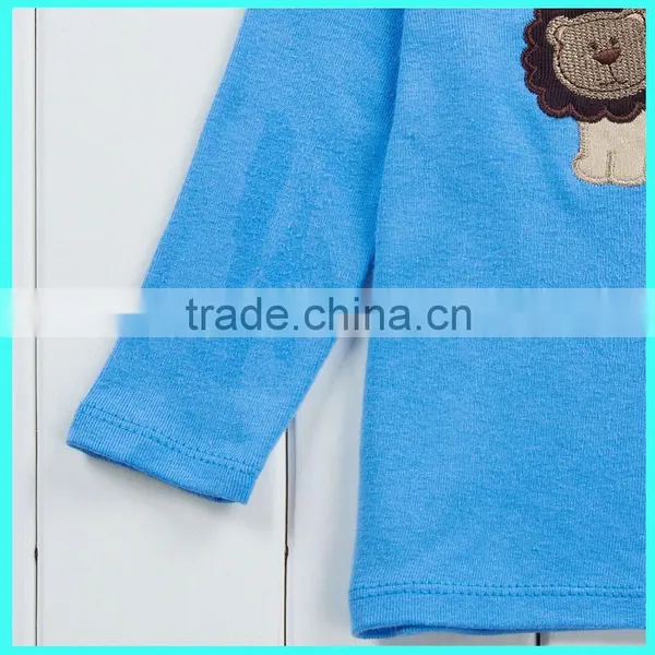 Factory Supply Embroidery Infant Boys Shirt in Cotton photo-4