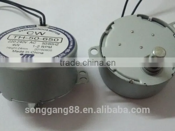 220-240Volt 1-2rpm Micro Household Electrical Appliances Motor photo-3